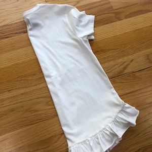 Banana Republic Limited Edition Ruffle Accent Tee